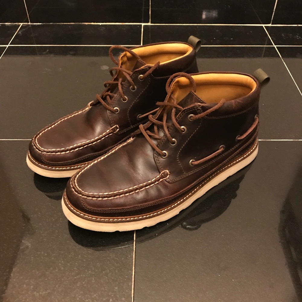 Sperry Gold Cup Chukka Boots in Amaretto